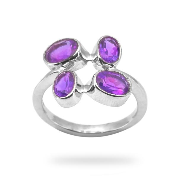 Bague amethyste argent Tessa